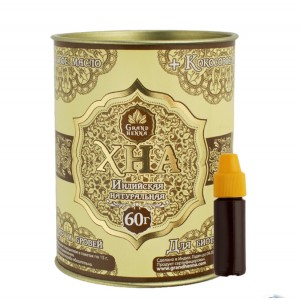 Хна Grand Henna коричневая для бровей и био тату, 60 г