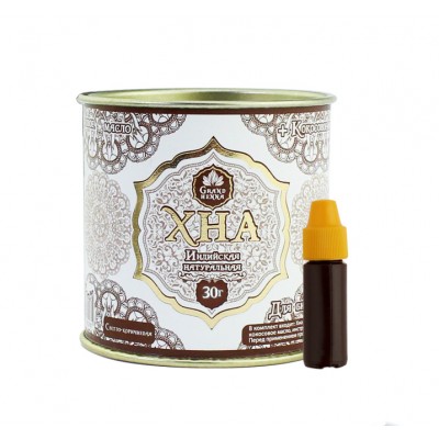 Хна Grand Henna светло-коричневая для бровей и биотату на ШУГАМАРКЕТ.