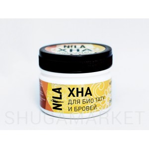 Nila хна для биотату и бровей коричневая, 50 г 