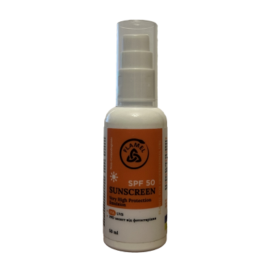 FLAMEL солнцезащитная эмульсия для лица SUNSCREEN SPF50+, 50 мл