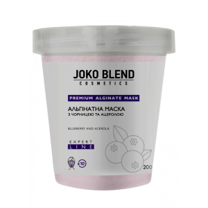 Альгинатная антивозрастная маска с черникой и ацеролой Joko Blend, 200 г
