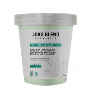 Альгинатная маска успокаивающая с экстрактом зеленого чая и алоэ вера Joko Blend, 200 г