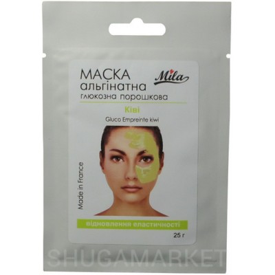 Маска альгинатная Киви с глюкозой MILA, 25 г