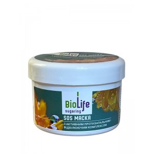 SOS Маска ТМ BioLife с противовоспалительным и отбеливающим комплексом, 300 мл