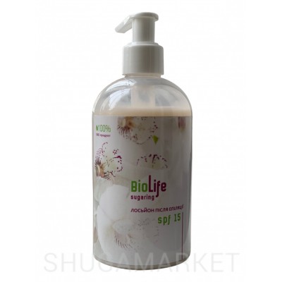 BioLife лосьон после депиляции SPF 15, 350 г