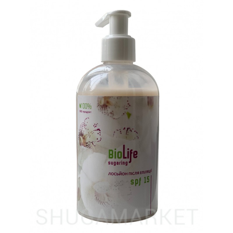 Лосьон после депиляции SPF 15 BioLife, 350 г