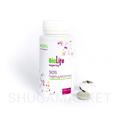 SOS пудра BioLife для депиляции с природными антисептиками, 100 г