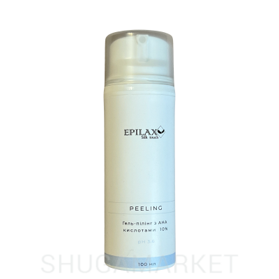 Гель-пилинг с АНА кислотами 10%, pH 3.6 ТМ Epilax silk touch, 100 мл