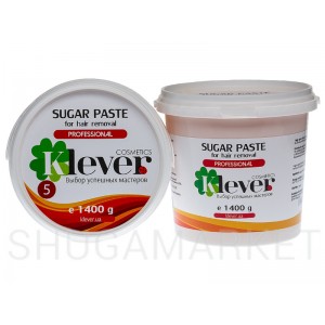 Цукрова паста Klever cosmetics №5 Strong (щільна), 1400 г