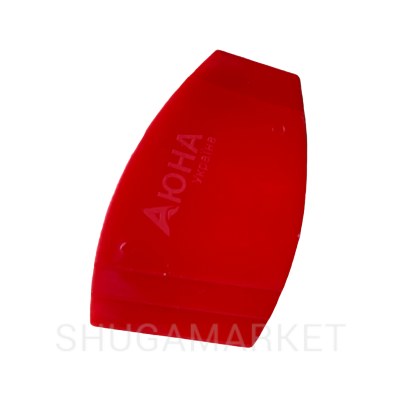 Double-sided squeegee for shugaring