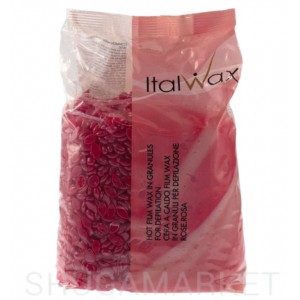 Горячий воск для депиляции ItalWax Роза (винный), в гранулах, 1000 г