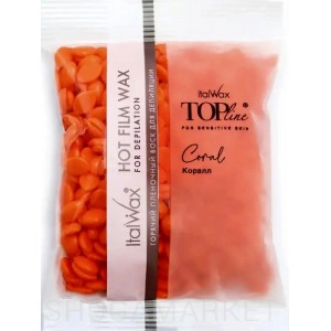 Воск ItalWax пленочный в гранулах TOP Line Коралл, 100 г