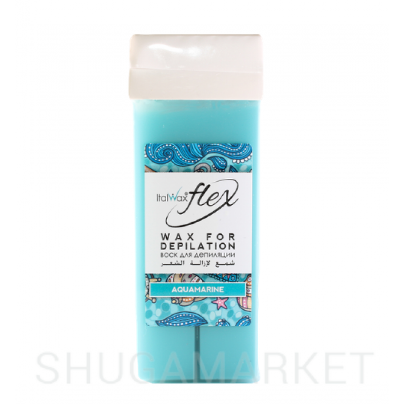Воск в кассете ItalWax FLEX Аквамарин, 100 г