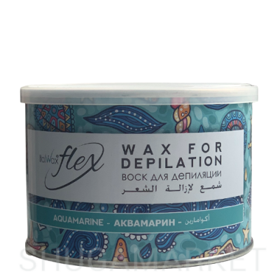 ItalWax Flex тёплый воск для депиляции Аквамарин, 400 г