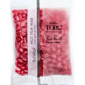 Гранулированный воск премиум-класса Top Formula ItalWax Розовый жемчуг, 100 г